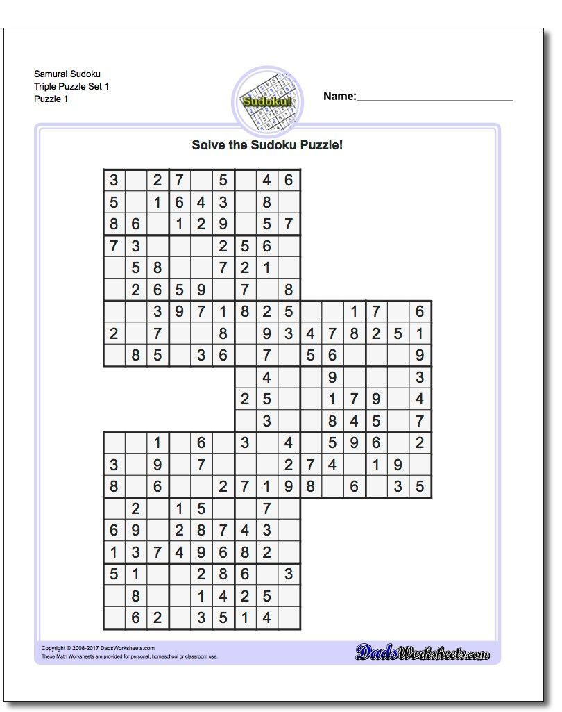 These Printable Sudoku Puzzles Range From Easy To Hard