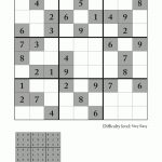 Very Easy Sudoku Puzzle To Print 7