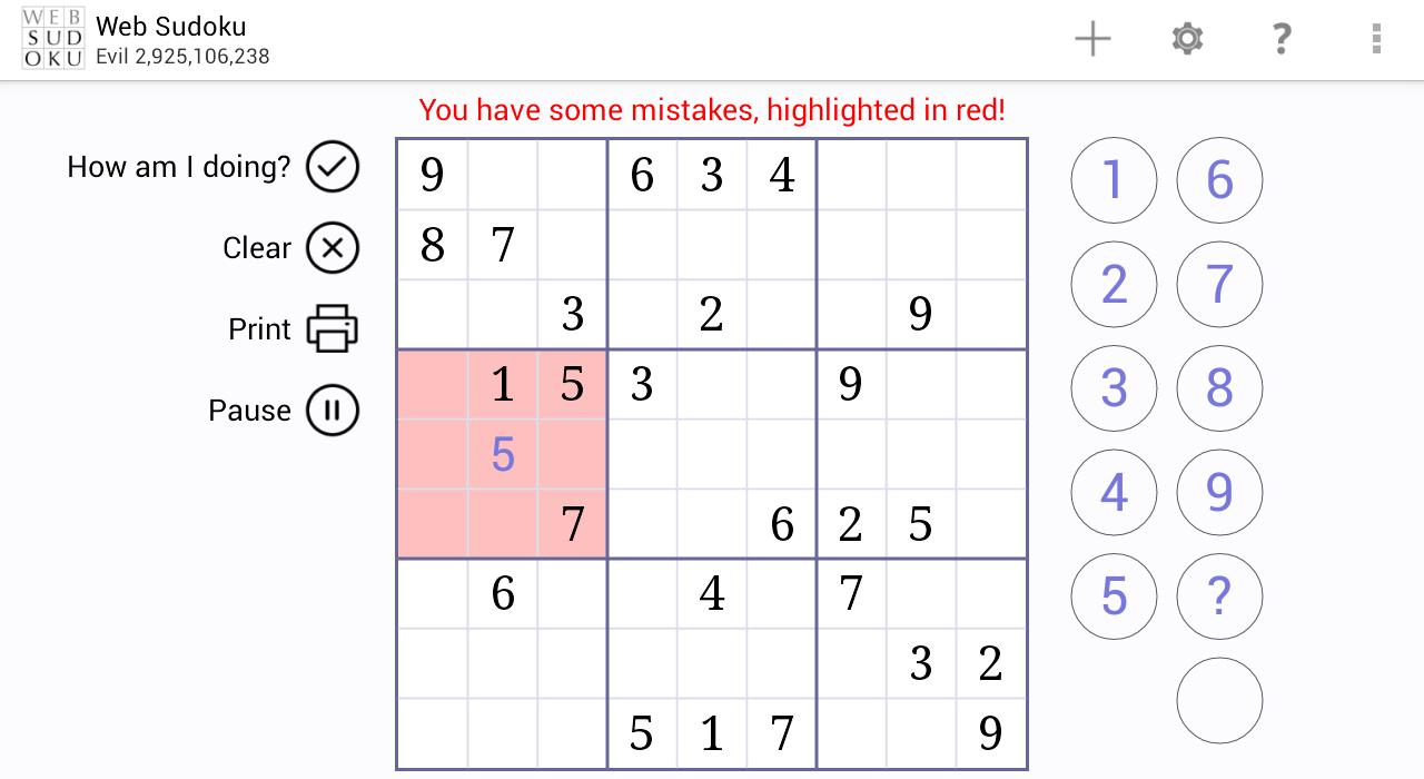 Web Sudoku For Android - Apk Download