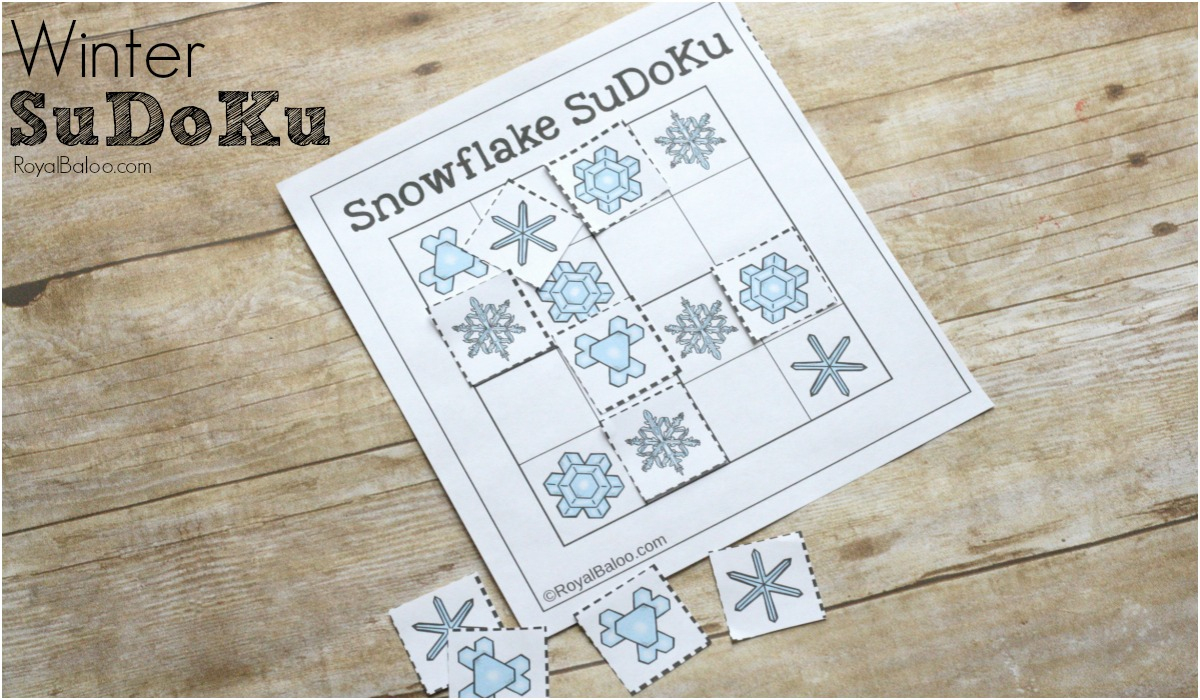 Winter Sudoku For Math Puzzle Fun - Royal Baloo